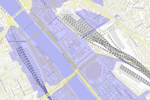 zone-inondable zona di inondazione parigi gare de lyon