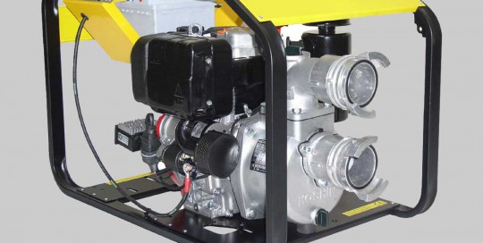 Inondations, crues: pompes et motopompes pour épuisement des eaux de fuite